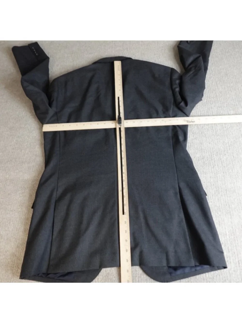 J. Crew Jacket 40R Gray Ludlow Loro Piana 120'S Double Vent